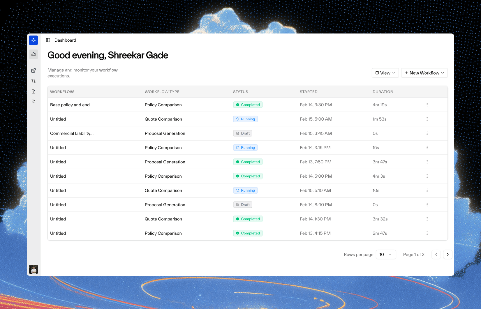 Insura AI Dashboard
